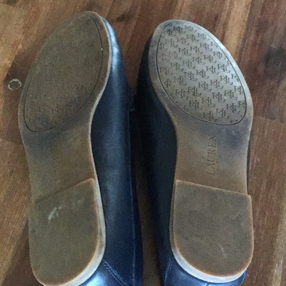 Ralph Lauren navy leather loafer size 7 - Picture 4 of 6